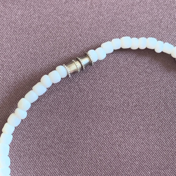 Shark Tooth Necklace & Shell Bracelet Set Beach Surfer Unisex Jewelry - Picture 6 of 8